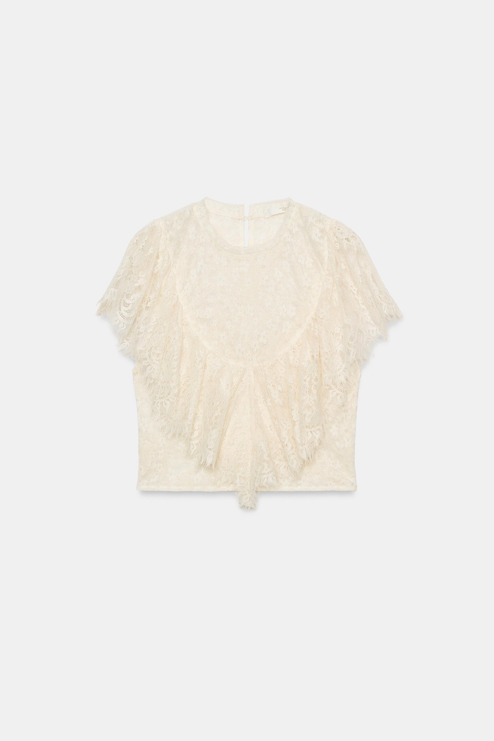 COMBINATION RUFFLE TOP